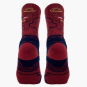 Chaussettes TREK COLLECTOR GR75 HAUTE Rouge/Bleu