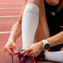 Calze a Light Run compressione blanco/grigio