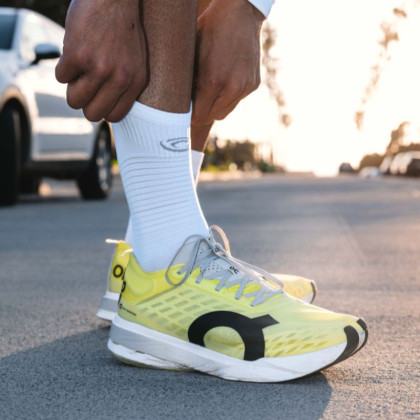 Calze RUN MARATHON High Bianco/Grigio