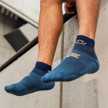 RUN MARATHON Low Socks Navy blue