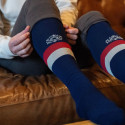 Navy Blue After Ski Socks