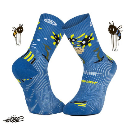 RUN COLLECTOR socks NHOBI Amour Blue