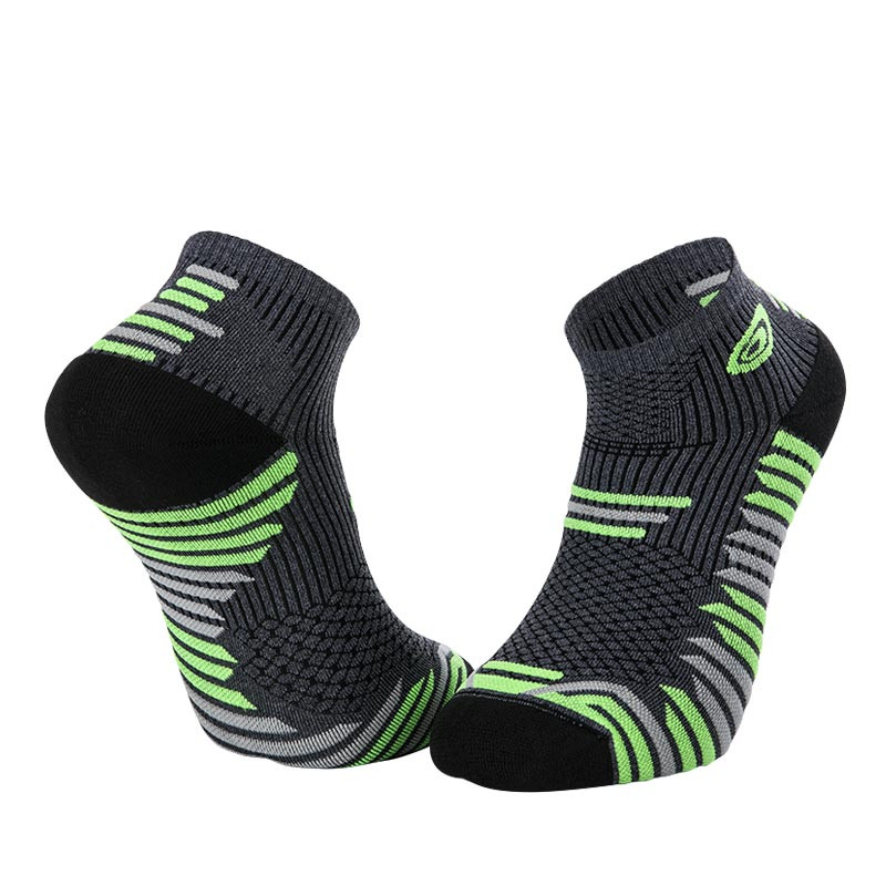 TRAIL ELITE grey-green ankle socks