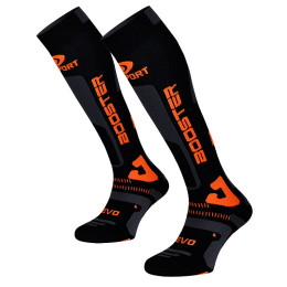 Chaussettes de compression pour le ski SLIDE EVO noir-orange