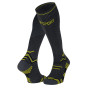 Chaussettes Trail compression gris/jaune