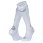 White-gray Run compression socks