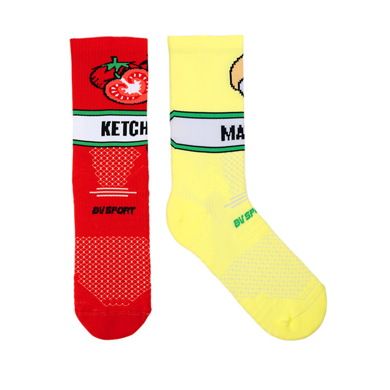 Chaussettes TRAIL ULTRA NUTRISOCKS Ketchup / Mayo - Collector
