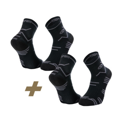 Pack de Calze TRAIL ULTRA nero-grigio