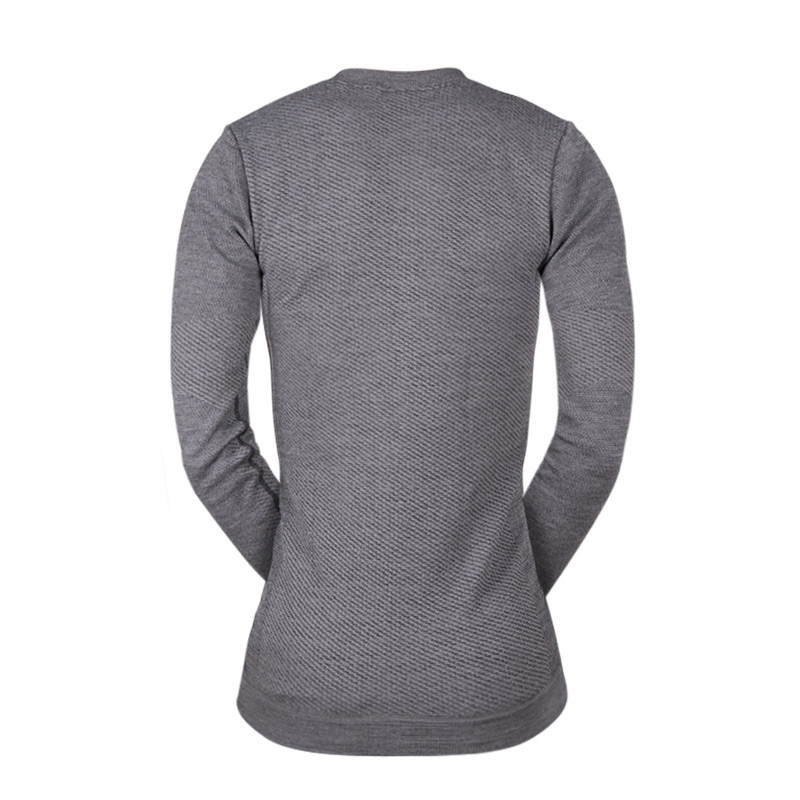 T-shirt maniche lunghe RTECH MERINOS grigio