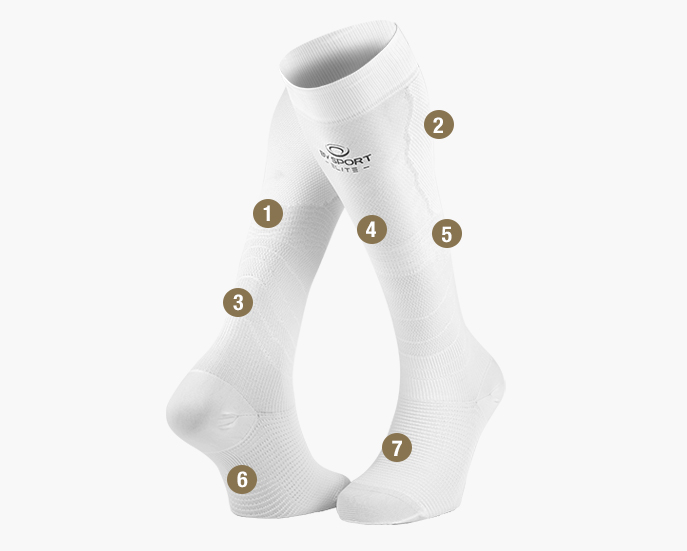 Recovery sock Prorecup Elite EVO white