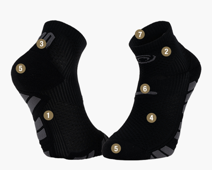 Calzini da Ciclismo Grigi Classici