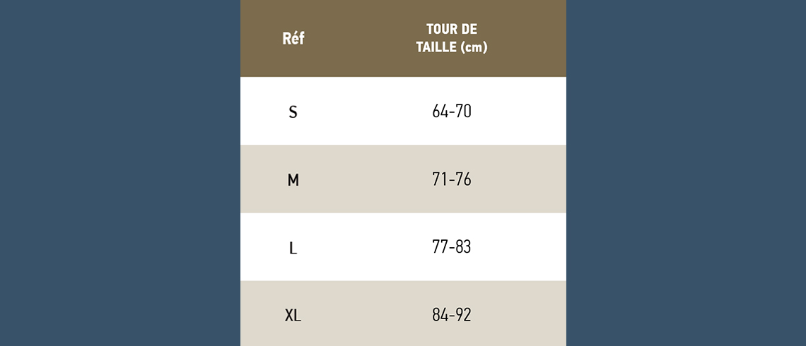 Size chart Legging