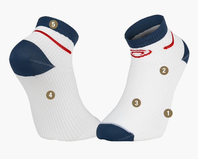 Chaussettes Blanches Chaussettes Sport Originales Made In France