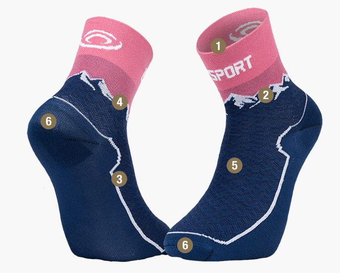 Lot de 6 paires de chaussettes extra larges pour diabétiques - Multicolore - Pour femme - Coupe confortable - En coton - Taille unique 35-40 - Taille unique