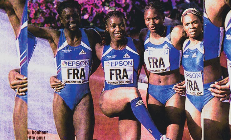 Odiah Sidibé et le relais 4x100 féminin