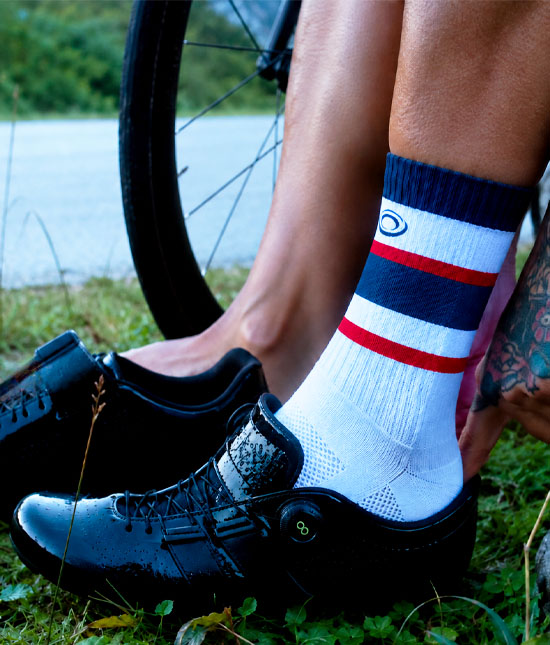 Visuel chaussettes mixtes cyclisme