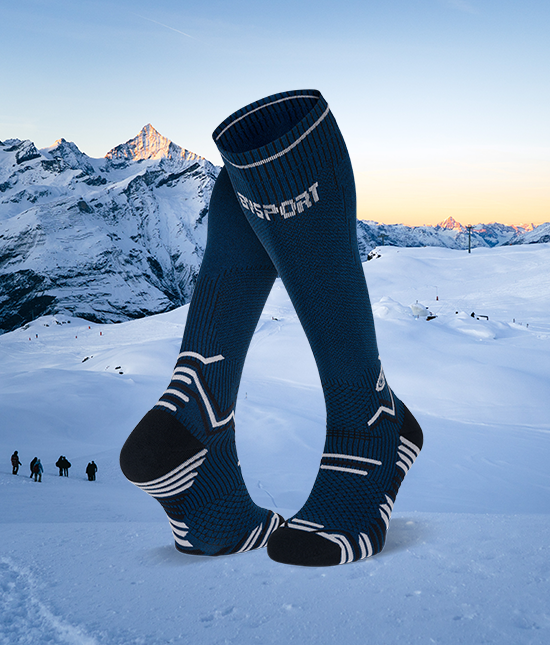 winter sport compression sock 