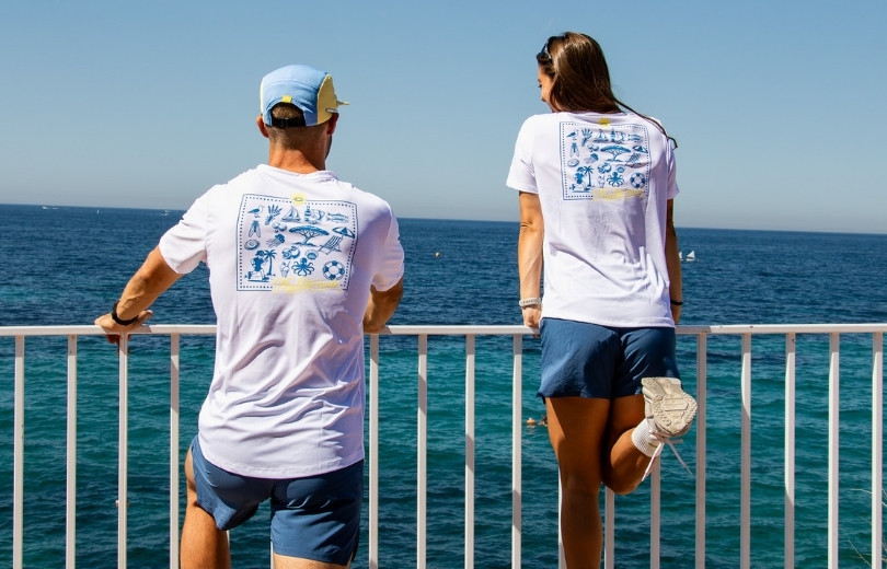 Discover the Mediterranean collection, an exclusive range featuring 4 essentials designed to support athletes with the style and colours of Southern France!