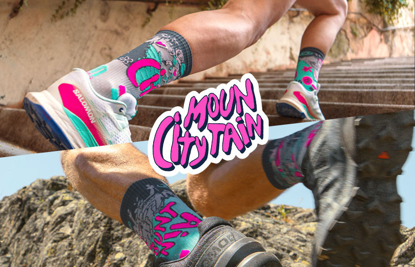 Discover the new Des Bosses Des Bulles Trail Ultra Collector socks: from city streets to mountain trails, no need to choose.