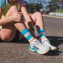 LIGHT RUN High Socks "IBIZA" Turquoise/Orange LIGHT RUN High Socks "IBIZA" Turquoise/Orange