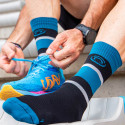 LIGHT RUN High Socks Black/Blue LIGHT RUN High Socks Black/Blue